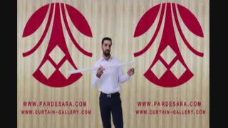 نصب مدل پرده رومن توسط محمد نصیری