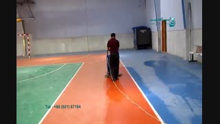 اسکرابر / ابزاری کارآمد برای شستشوی کف اماکن ورزشی