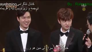 ✿❤کلیپ اهدای جوایز زوج هنری در مراسم SBS2016 با زیرنویس فارسی(هدیه ویژه کانال رهنما و آیه جان)✿❤