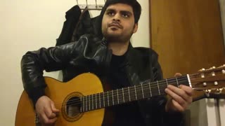 زمستون از افشین مقدم با گیتار
