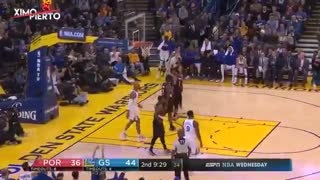 خلاصه بازی: پورتلند بلیزرز - گلدن استیت واریرز؛ 4 ژانویه 2017