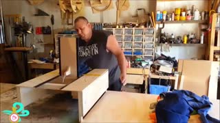 آموزش ساخت دستگاه تاکن لباس با چوب مدل پیشرفته