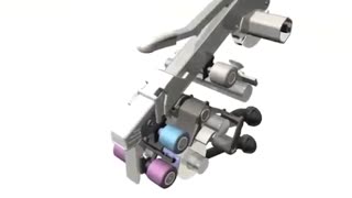 Rieter K45 Compact spinning machine- Compacting principle shortened