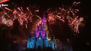 New Years Eve Fireworks Walt Disney World 2017 - Magic Kingdom Fantasy In The Sky Full Show 09:55