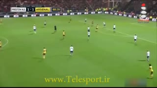 صعود آرسنال با گل دقایق پایانی ژیرو