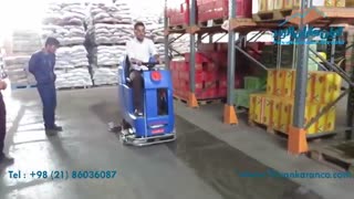 اسکرابر خودرویی زمین شور 80BM100 برای پاکیزه نمودن سطوح