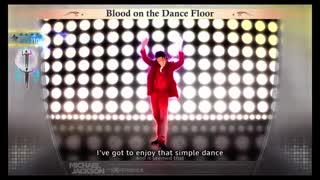 بازی تجربه مایکل جکسون آهنگ Blood On The Dance Floor