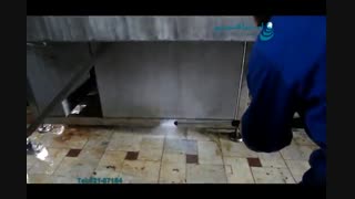 واترجت آب گرم / شستشوی حرفه ای تجهیزات صنعتی در کارخانه صنایع غذایی