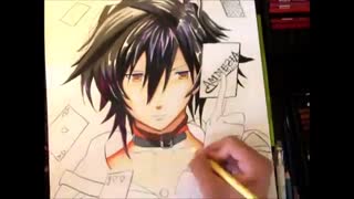 Amnesia_shin speed drawing