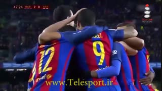 اولین پیروزی بارسلونا در 2017 با درخشش MSN