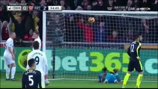 خلاصه بازی:  سوانسی  0 - 4  آرسنال