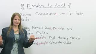 Fix Your English Grammar Mistakes: Talking about People