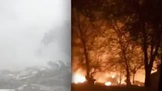 سقوط هواپیمای باری بوئینگ 747 ترکیه در پایتخت قرقیزستان