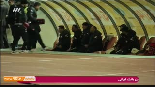 خلاقیت های دایی برای ارتباط با نیمکت در بازی استقلال (نود ۲۷ دی)