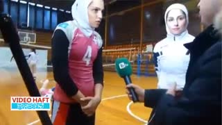 تمرین دختران لژیونر والیبال ایران