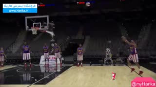 رکورد پرتاب3 امتیازی بسکتبال از 3 نقطه مختلف در 1 دقیقه