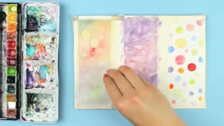 آموزش نشانه گذار کتاب (بوکمارک) آبرنگی