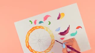 نقاشی دریم کچر با آبرنگ