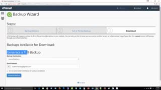 نحوه تهیه فول بکاپ از تمام اطلاعات هاست سی پنل