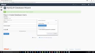 نحوه ساخت سریع دیتابیس در سی پنل