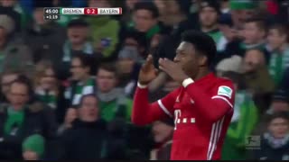 خلاصه بازی:  وردربرمن  1 - 2  بایرن مونیخ