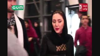 اولین ویدیو از فرش قرمز فیلم"رگ خواب" با بازی لیلا حاتمی