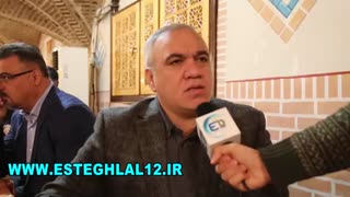 گفتگوی دکتر فتح اله زاده در حاشیه مراسم زادروز منصور پورحیدری فقید پروتز دندان