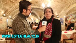 گفتگوی شاهین بیانی در حاشیه مراسم زادروز منصور پورحیدری فقید