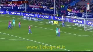 بارسلونا در ویسنته کالدرونه اتلتیکو را شکست داد