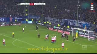 هامبورگ قعر جدولی بایرلورکوزن را شکست داد