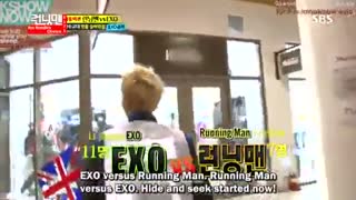 exo در برنامه runing man (پارت ۱) مال وقتیه که اکسو ۱۲نفره بود