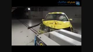 نتایج تست تصادف