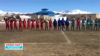 گرم کردن فوتبالی به سبک دخترها