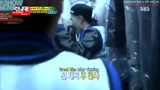 exoدر برنامهruning man(پارت۳)