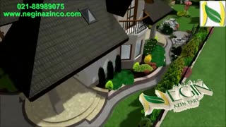 طراحی باغ ویلا