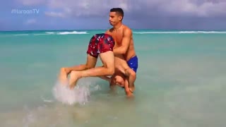 WWE MOVES AT THE BEACH 3