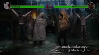 محمد امین کریم پور و میثم به سبک مورتال کمبت باحاله ببینید!