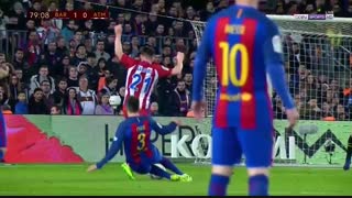 خلاصه بازی:  بارسلونا  1 - 1  اتلتیکومادرید