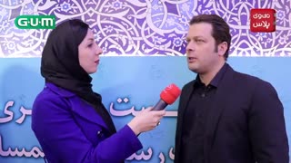 پژمان بازغی: هیچ وقت درباره همسرم توصیه ای به تهیه کننده یا کارگردان ها نکرده ام/در حاشیه اکران اسرافیل در کاخ جشنواره