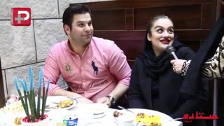 زوج جواد عزتی و الناز حبیبی ستاره های ویژه افتتاحیه رستوران میلیونر جوان ایرانی/برند ستاره فرهنگ؛سلف سرویس اصیل ایرانی