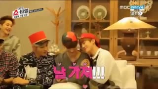 کات قسمت ٤ شوتایم اکسو-وقتی که به هم هدیه کریسمس میدن