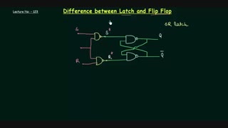 Difference between Latch and Flip Flop