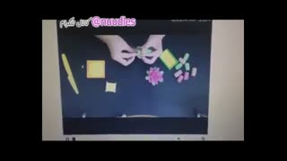 آموزش ساخت گل های تزیینی با نودل جادویی
