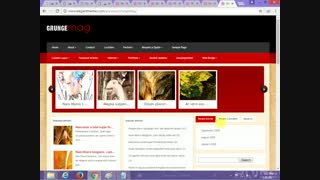 دانلود قالب حرفه ای GrungeMag
