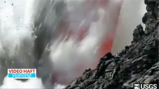 زیبا مثل آتشفشانی که به دریا می ریزد