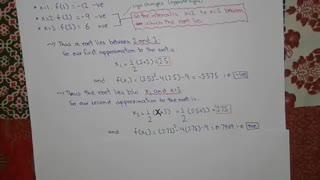 آنالیزعددی: روش دوبخشی( تنصیف)  (Numerical Analysis: Bisection method)