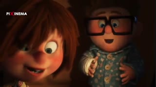 سکانس آشنایی٬ ازدواج و مرگ همسر فردریکسِن در فیلم بالا(Up,2009)