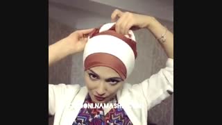 مدل بستن شال