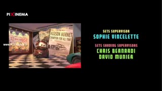 سکانس تیتراژ پایانی فیلم ماشین ها(Cars,2006)