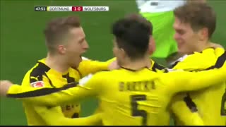 خلاصه بازی :  دورتموند  3 - 0  وولفسبورگ